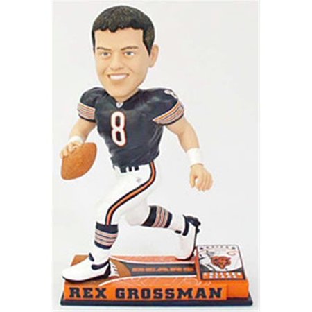 CISCO INDEPENDENT Chicago Bears Rex Grossman Forever Collectibles On Field Bobblehead 8132963849